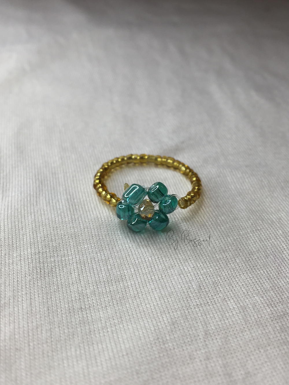 Turquoise flower ring 🌷 Preview Image