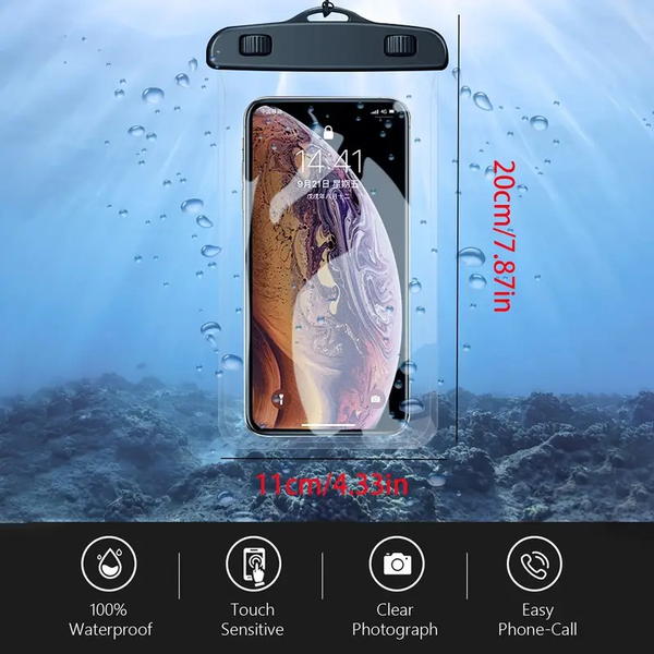 حافظة الموبايل العازلة للماء 3 قطع Image 5 Preview