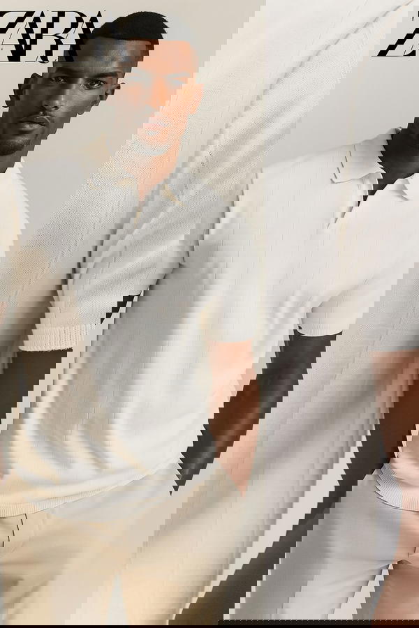تيشرت تريكو مضلع Image 2 Preview