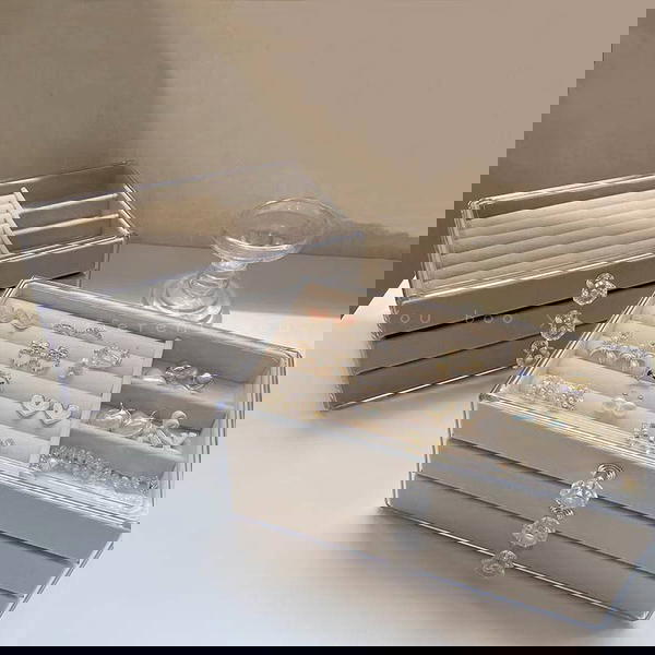 منظم الاكسسوارات الاكريليك*ادراج قطيفة  Image 3 Preview