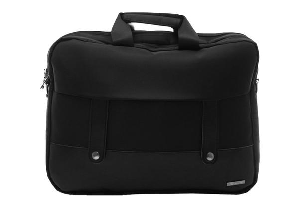 L'AVVENTO (BG733) Office Double Laptop Shoulder Bag - Up to 15.6" - Black Image 1 Preview