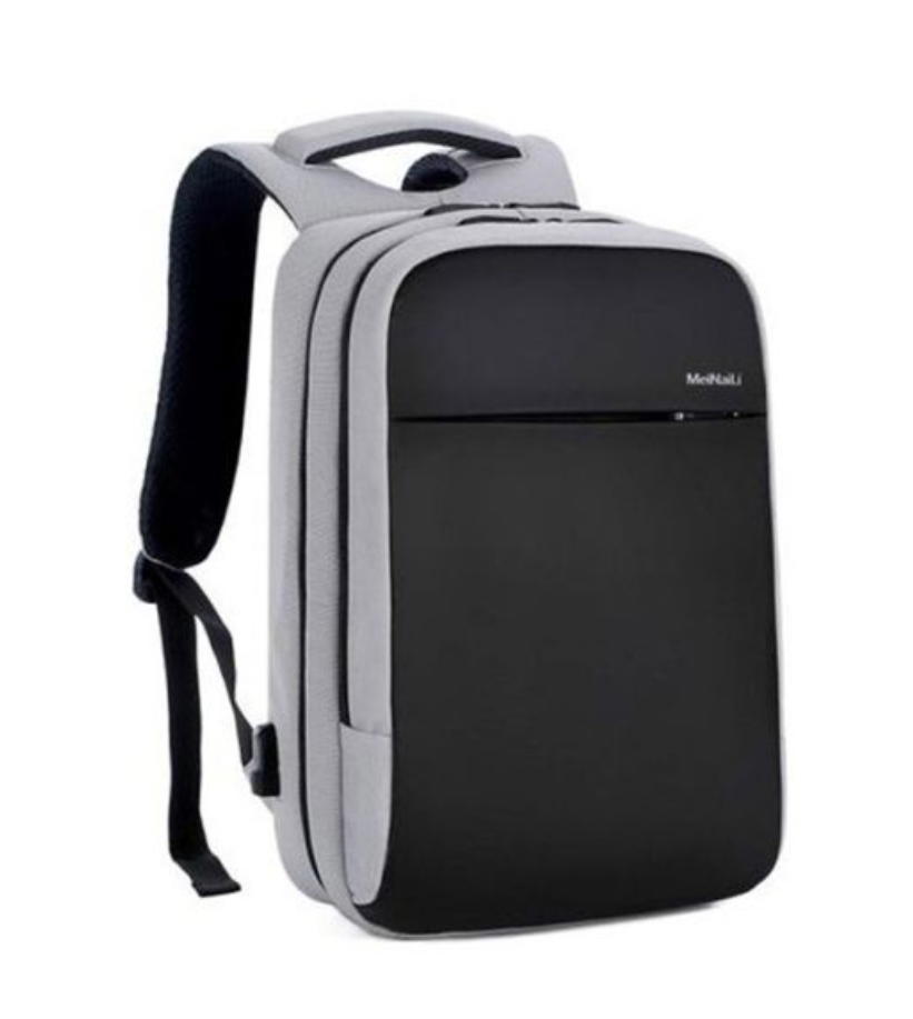 Meinaili 1802 - 15.6-Inch Waterproof Laptop Backpack With Usb Charging Port - Gray Preview Image