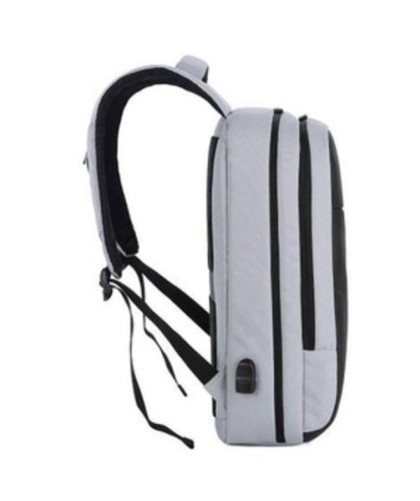 Meinaili 1802 - 15.6-Inch Waterproof Laptop Backpack With Usb Charging Port - Gray Image 2 Preview