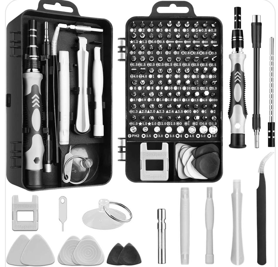 Precision Screwdriver Repair Toolkit 115 in 1 Preview Image