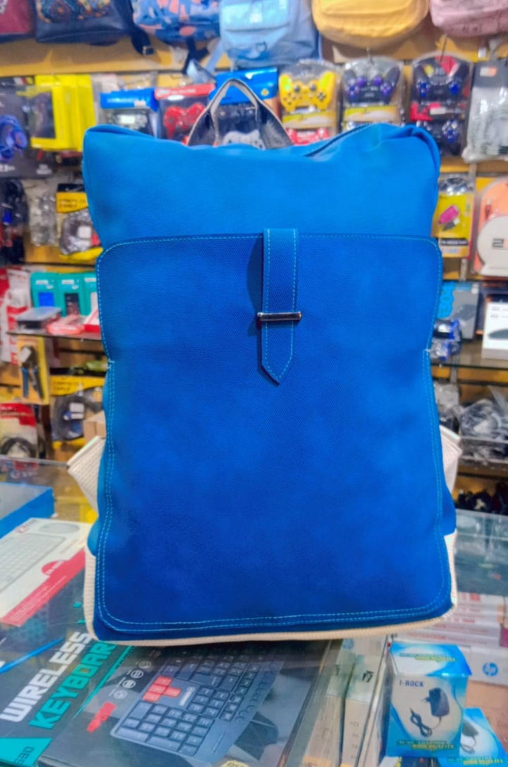 blue back bag Preview Image