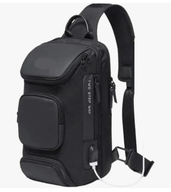 cross bag jumbo two step way 13 inch black Image 1 Preview