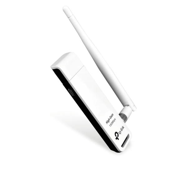 دونجل واي فاي نانو USB من تي بي لينك، محول شبكة لاسلكي عالي الكسب 150 ميجابت لكل ثانية للكمبيوتر المكتبي واللاب توب، يدعم ويندوز 10/8.1/8/7/اكس بي لينكس 2.6.18-4.4.3، ماك او اس 10.9-10.15 (TL-WN722N) Image 2 Preview