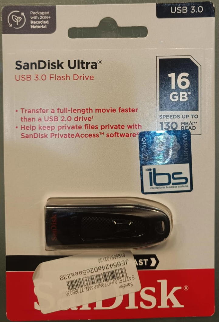 flash 16gb sandisk usb3 Preview Image