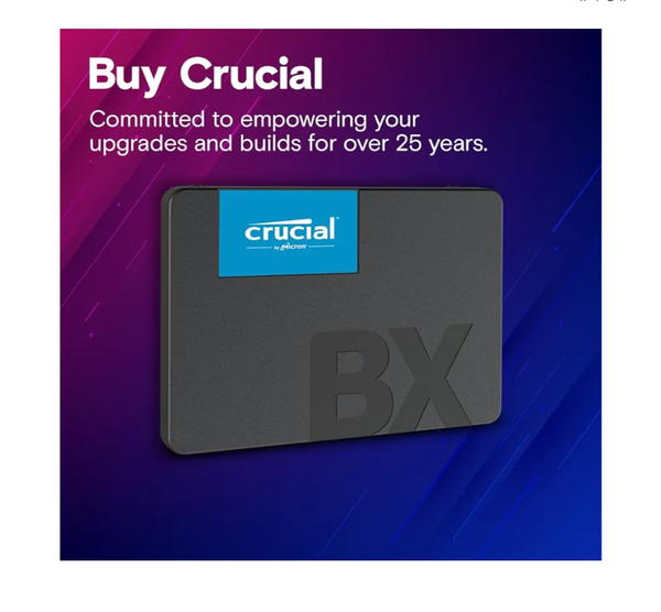 هارد SSD داخلي 2.5 بوصة من كروشال bx500 سعة 1 تيرابايت - ct1000bx500ssd1 Image 5 Preview