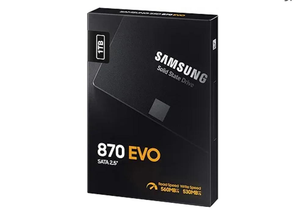 هارد داخلي SSD سامسونج 870 ايفو 1 تيرابايت ساتا 3 2.5 بوصة - MZ-77E1T0BW، Preview Image