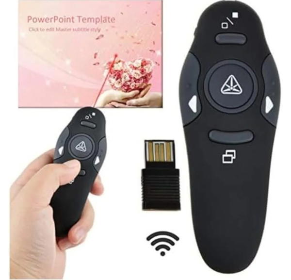 جهاز عرض لاسلكي باور بوينتس يعمل بالنقر بمنفذ USB 2.4G، جهاز عرض تقديمي، جهاز عرض عن بعد، قلم تحديد شرائح PPT Image 3 Preview