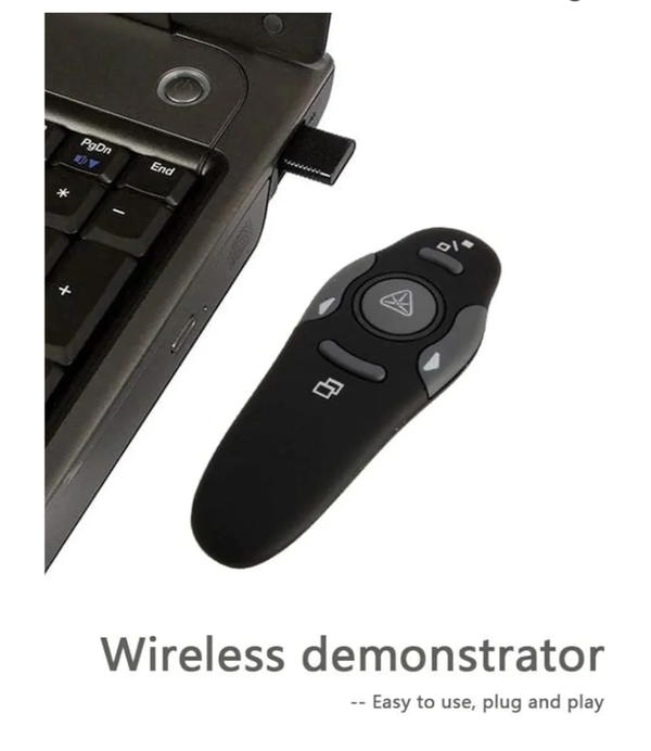 جهاز عرض لاسلكي باور بوينتس يعمل بالنقر بمنفذ USB 2.4G، جهاز عرض تقديمي، جهاز عرض عن بعد، قلم تحديد شرائح PPT Image 5 Preview