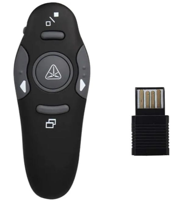 جهاز عرض لاسلكي باور بوينتس يعمل بالنقر بمنفذ USB 2.4G، جهاز عرض تقديمي، جهاز عرض عن بعد، قلم تحديد شرائح PPT Image 9 Preview