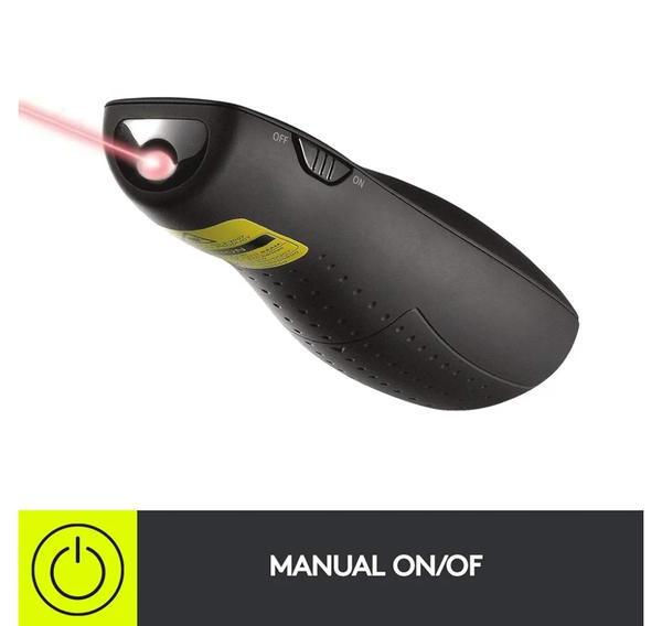 جهاز عرض لاسلكي ومؤشر ليزر R400 - اسود Image 7 Preview