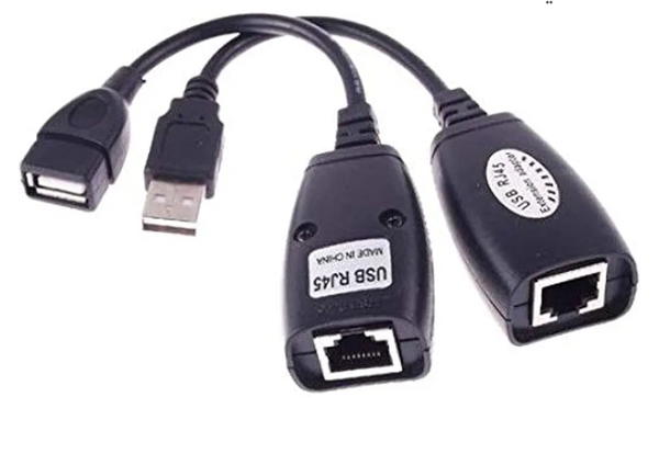 كابل محول تمديد للشبكة المحلية LAN مزود بـUSB كات 5/ كات 5 اي/ 6 ار جيه 45، 45 متر Image 1 Preview