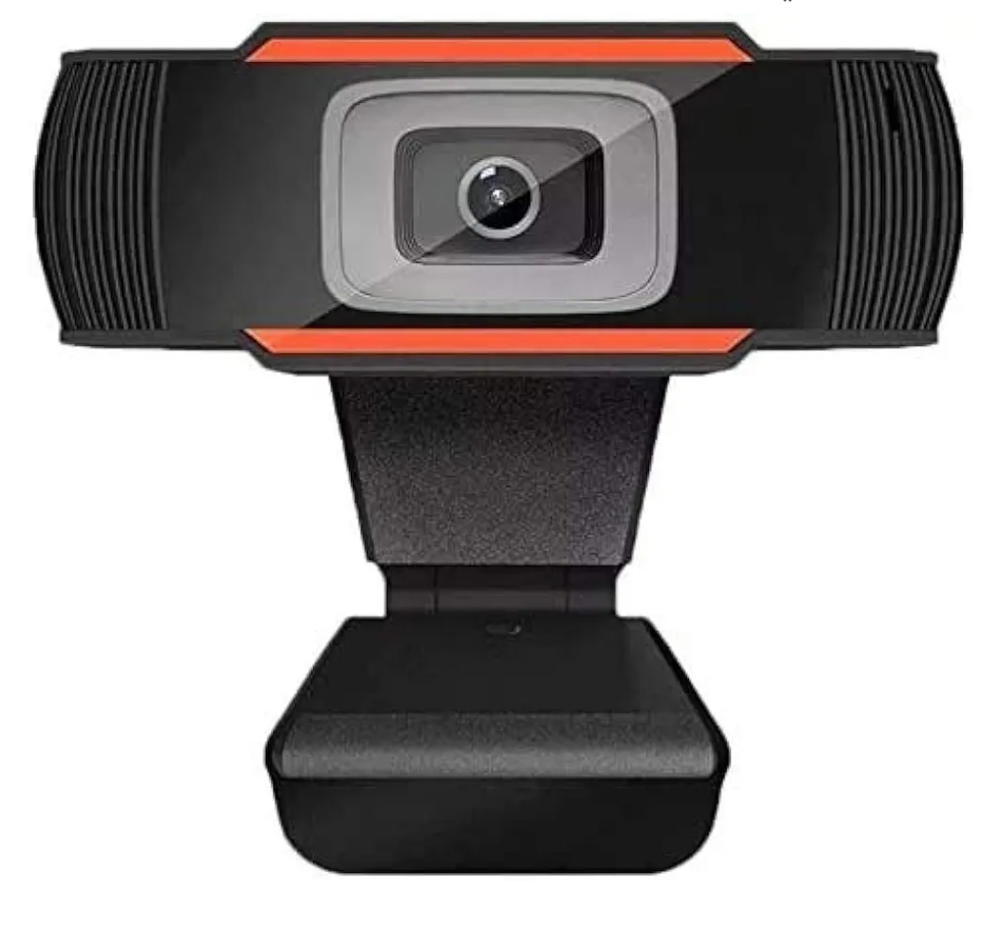 كاميرا ويب HD 1080 بتركيز تلقائي 2021، للاعمال، USB مع ميكروفون ستيريو لتسجيل الفيديو، للاستخدام عبر الانترنت ، X 11، أسود، برتقالي Preview Image