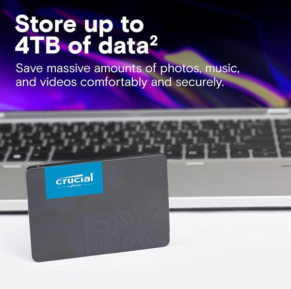 كروشال قرص صلب 240 جيجابايت داخلي لاب توب وبي سي - CT240BX500SSD1 Image 4 Preview