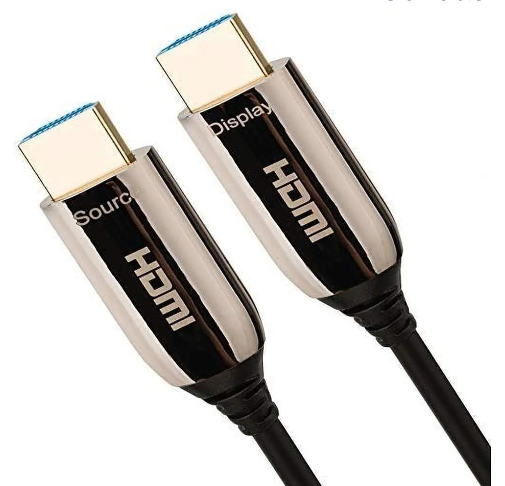كيبل HDMI من الالياف البصرية 4K بطول 30 متر فائق السرعة  يدعم 4K و4K و4:4:4 وHDR10+ وHDCP 2.2 و3D وeARC لروكو بوكس والمسرح المنزلي وبلاي ستيشن 4 وبلاي ستيشن 3 وجهاز العرض Preview Image