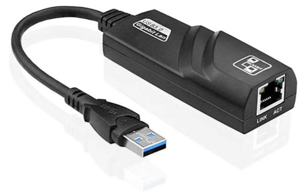 محول ايثرنت USB 3.0 الى 10 &&& 100 1000، شبكة محلية LAN، ار جيه 45 سلكي متوافق مع نينتندو سويتش ووي يو وماك بوك وكروم وويندوز10 و8.1 وMac OS وسيرفس برو، لون اسود Image 1 Preview