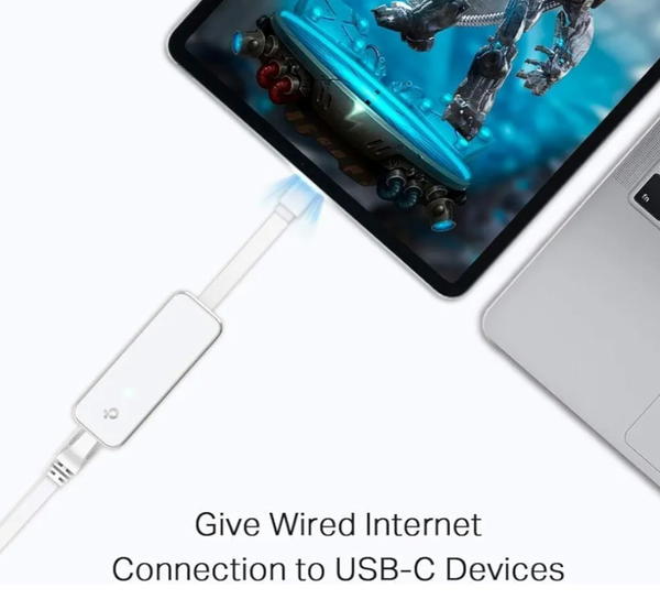 محول USB نوع سي الى ار جيه 45 من تي بي-لينك لشبكة جيجابت ايثرنت، USB 3.0 مثالي لجهاز الترا بوك وكروم بوك واللاب توب والكمبيوتر المكتبي، توصيل وتشغيل لويندوز 11/10، نظام تشغيل ماك اكس (10.9+) Image 6 Preview
