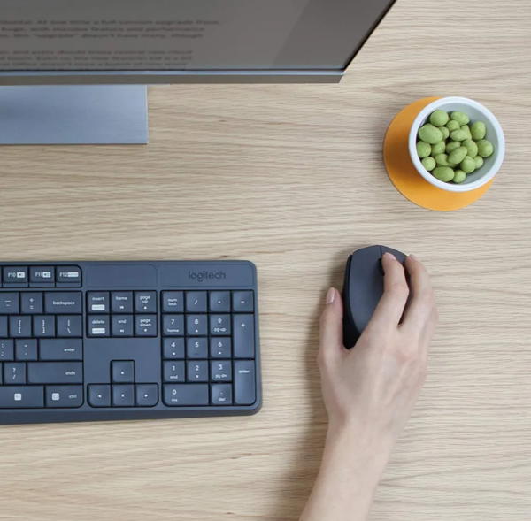 مجموعة لوحة المفاتيح وماوس لاسلكية MK235 مع وصلة USB، البطاريات متضمنة وتصميم ABNT2، من لوجيتيك Image 8 Preview