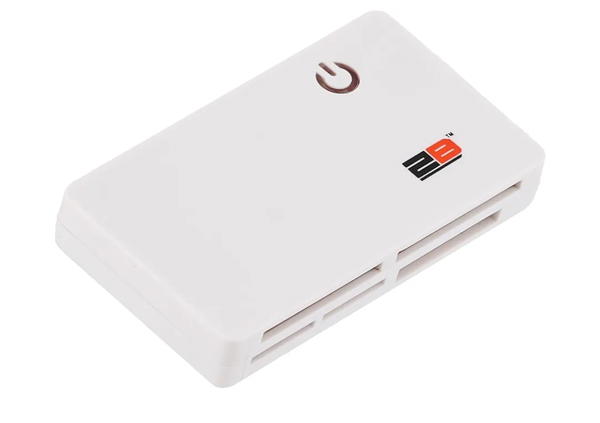  reader قارئ البطاقات سي ار 003 الكل في واحد بمنفذ USB 2.0 من 2 بي - ابيض Image 2 Preview