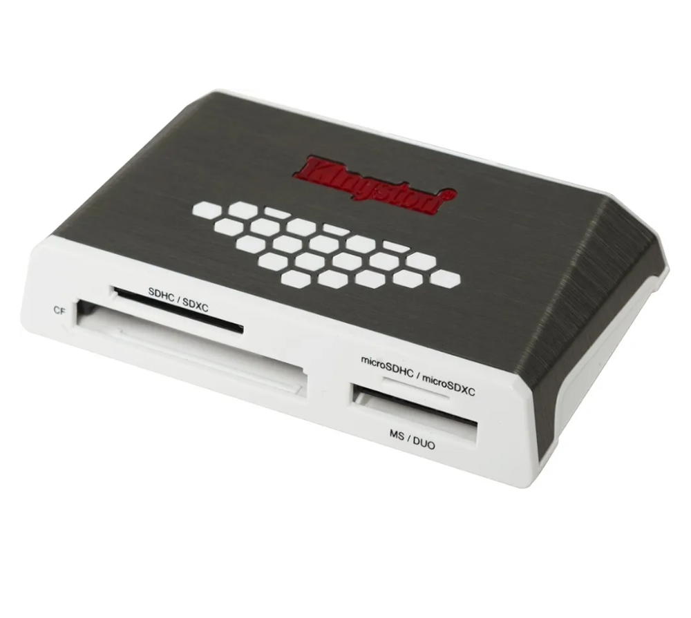 قارئ الوسائط عالي السرعة من كينجستون بمنفذ USB 3.1 الجيل الاول، موديل FCR-HS4 Preview Image