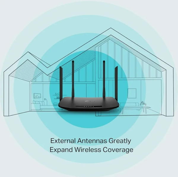 راوتر مودم لاسلكي VDSL وADSL AC1200 ارتشر VR300 من تي بي لينك - اسود Image 6 Preview
