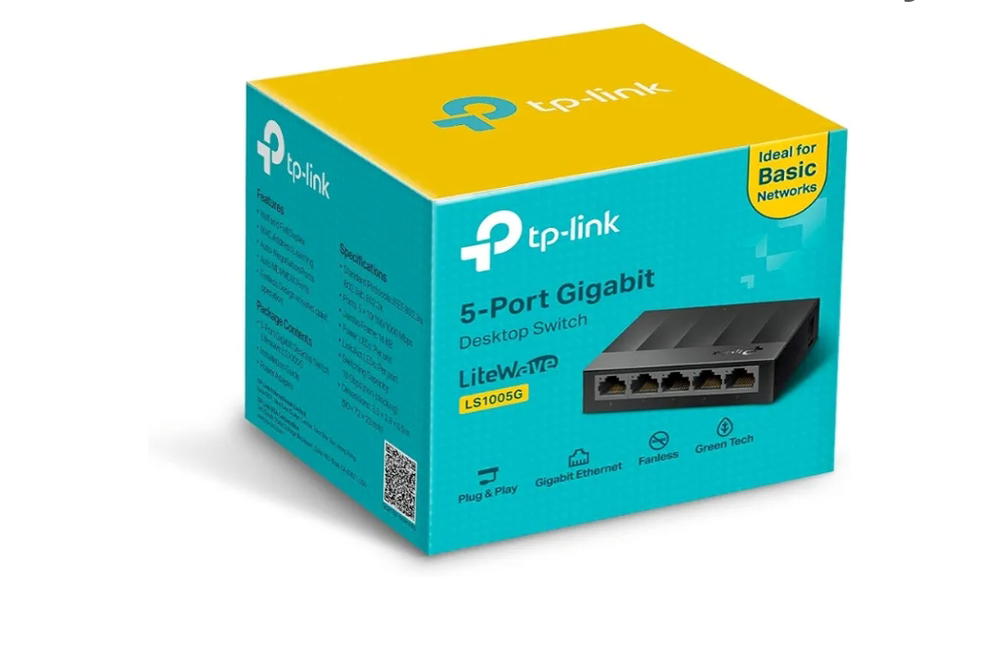 سويتش موزع شبكة من تي بي لينك LS1switch tp-link 005G، 5 منافذ - اسود Preview Image
