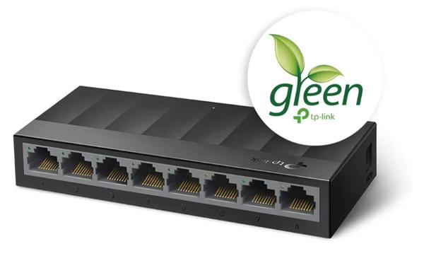 سويتش موزع شبكة من تي بي لينك LS1008G، 8 منافذ - اسود LS1switch tp-link Image 3 Preview