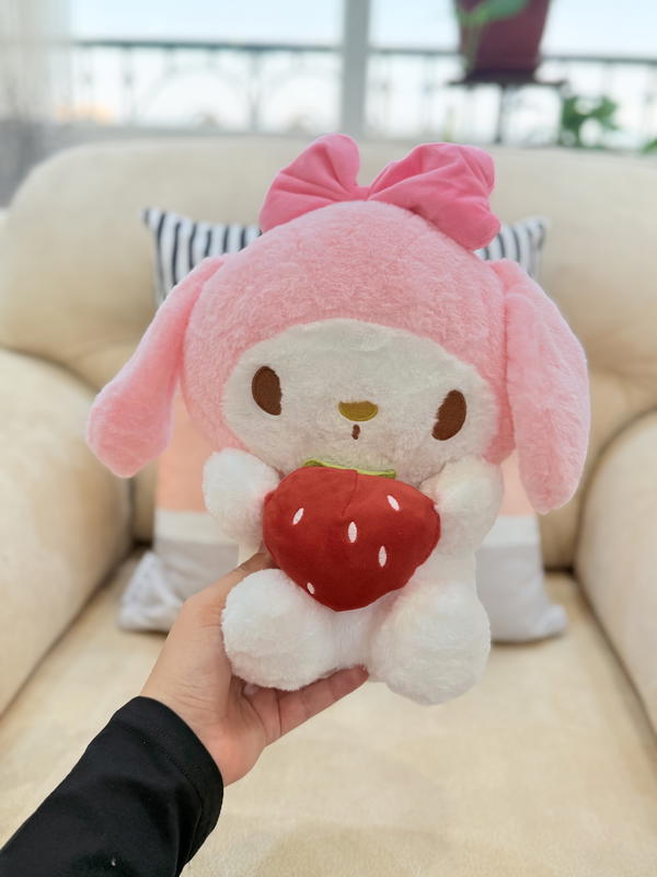 30 cm my melody/ kuromi with straberry Image 2 Preview
