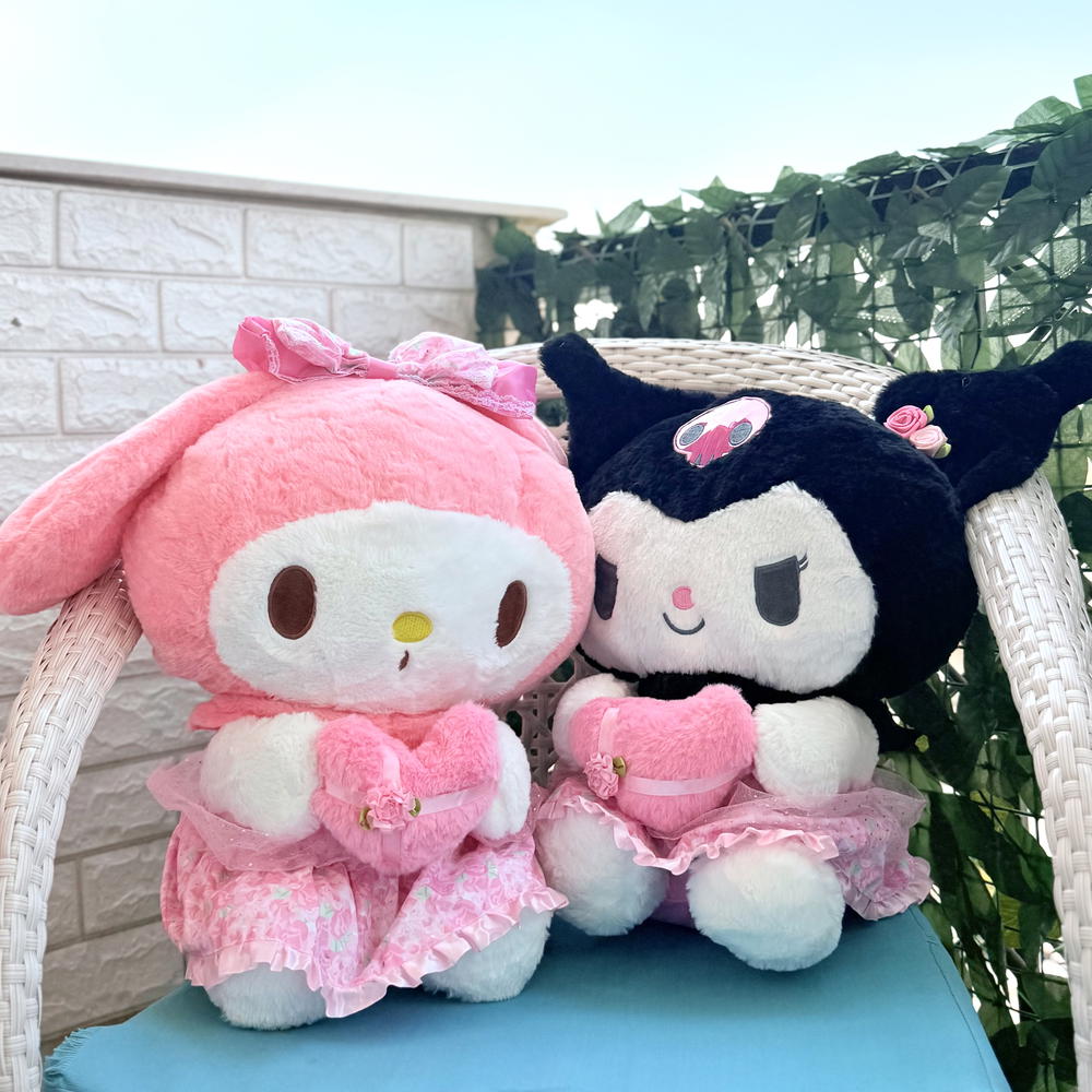 Cute 40 cm Melody/Kuromi wearing a dress Preview Image