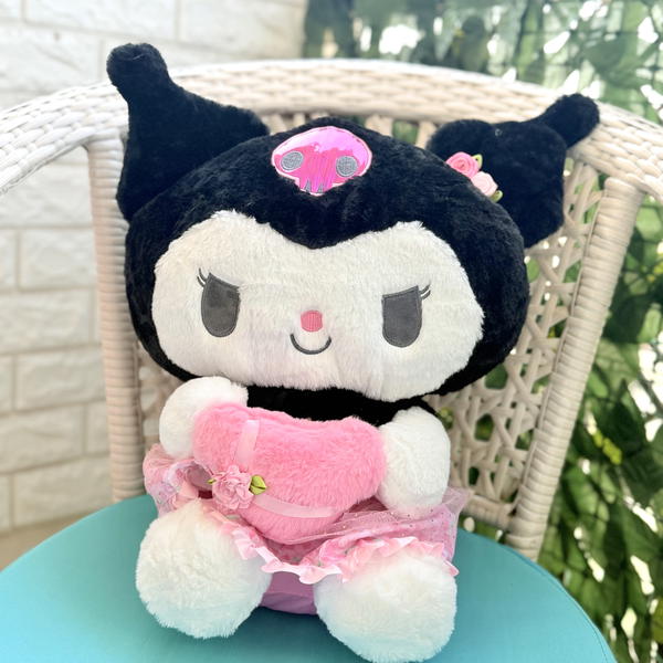 Cute 40 cm Melody/Kuromi wearing a dress Image 3 Preview