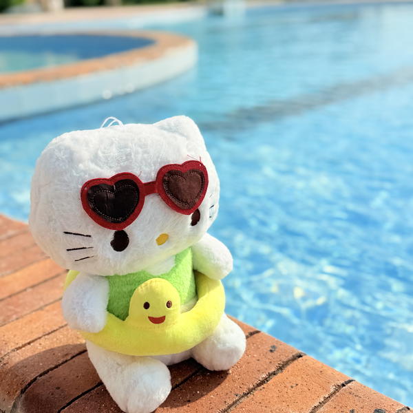Hello kitty with floatie Image 6 Preview