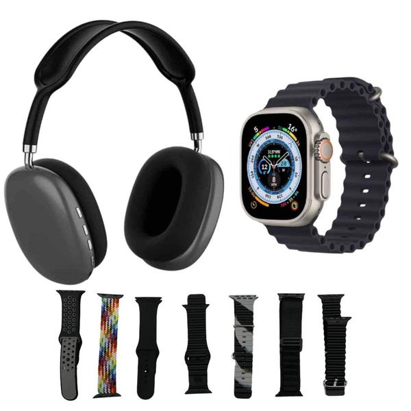 بوكس ساعة Ultra2 مع سماعةP9 Image 1 Preview