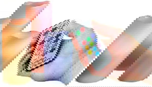 عرض 3 قطع شمع زينة Image 2 Preview
