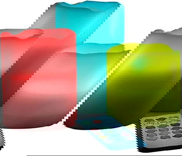 عرض 3 قطع شمع زينة Image 4 Preview