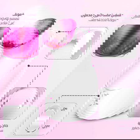 جهاز بخار الوجه الأيوني (HG-608)  Image 5 Preview