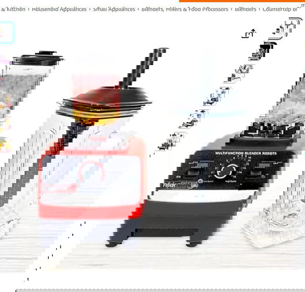 خلاط Silver Crest + مطحنة 4500 وات:  Image 3 Preview