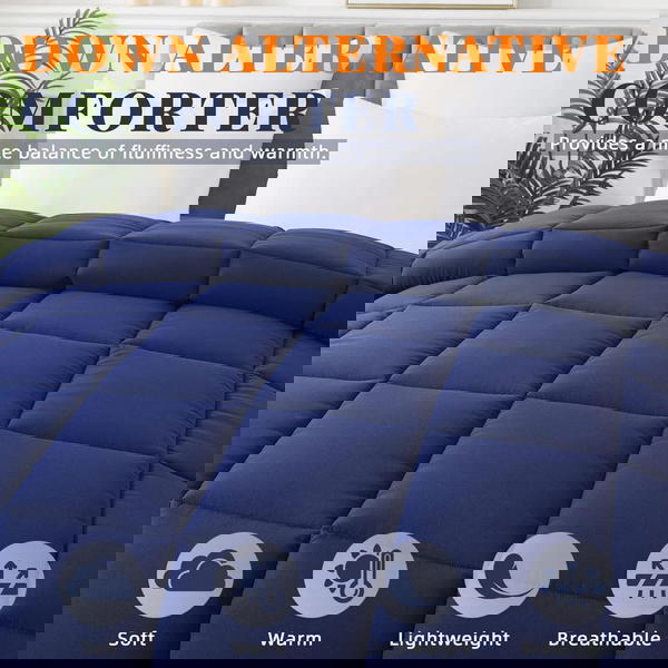 لحاف دابل فيس مع ٢ كيس خدادية Image 1 Preview