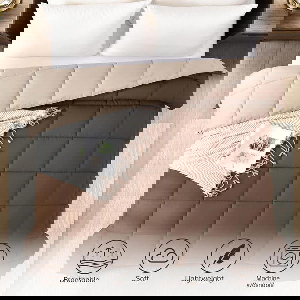 لحاف دابل فيس مع ٢ كيس خدادية Image 2 Preview