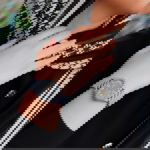 ساعة كاجوال (ازرق_رصاصي)  Image 3 Preview