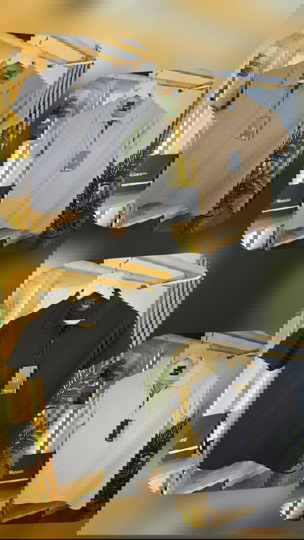تيشرت نص سوستة بسكوتة  Image 3 Preview