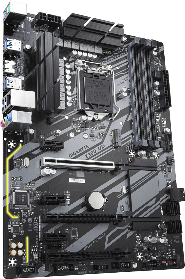 Gigabyte Z390 UD Preview Image