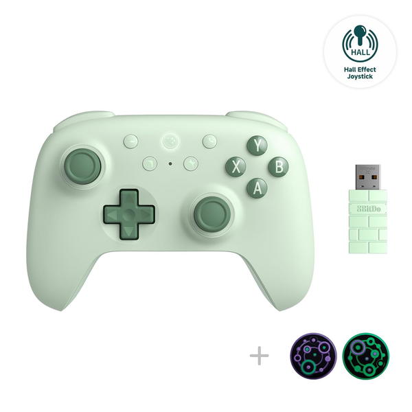 جويستك8BitDo أخضر فاتح Image 1 Preview