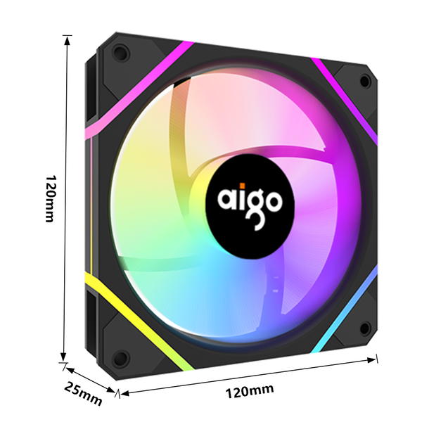 مراوح AM12 PRO اسود aigo Image 1 Preview