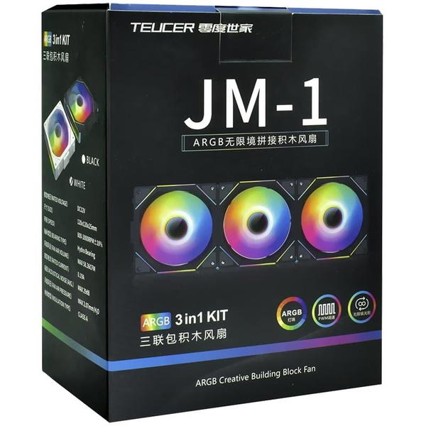 مراوح 3in1 JM-1 اسود  Image 2 Preview