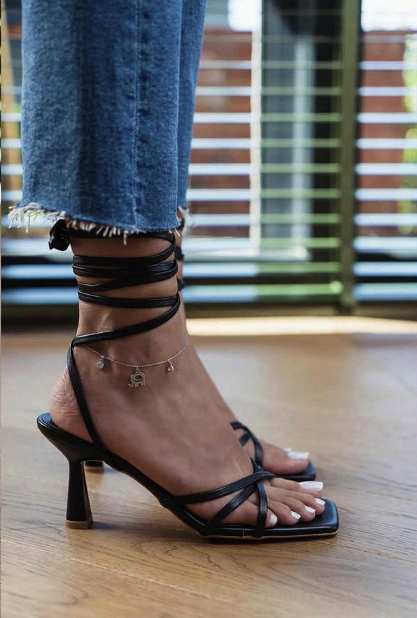 Glam Wrap Heels Image 5 Preview