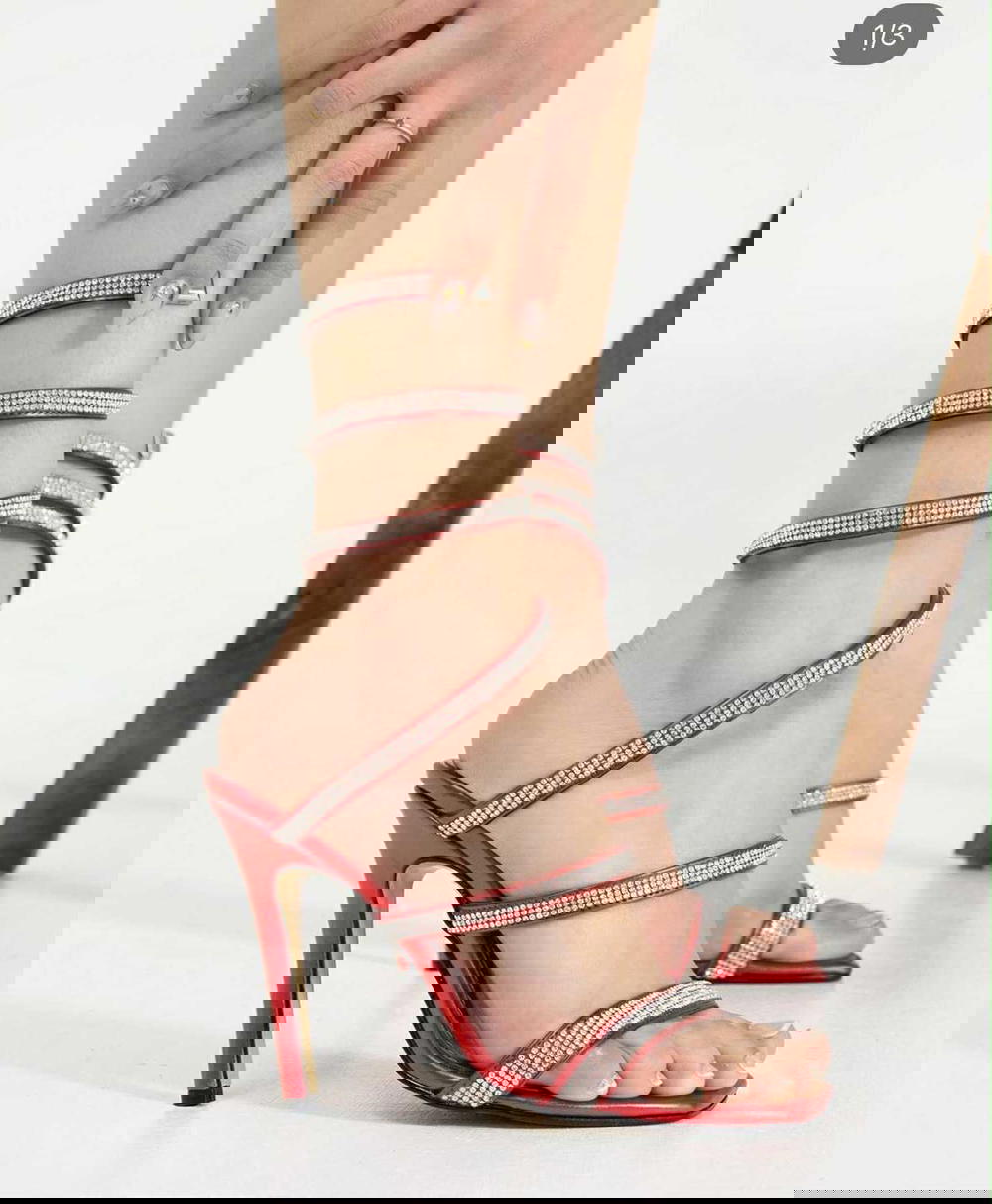 Crystal Wrap Heels Preview Image