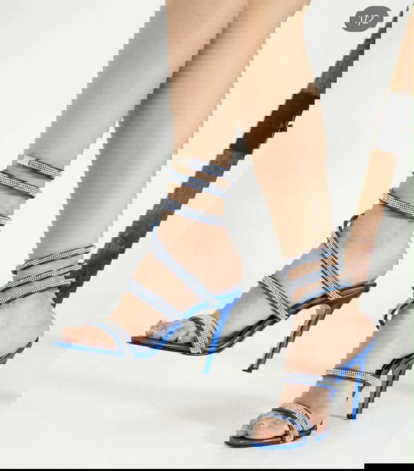 Crystal Wrap Heels Image 2 Preview